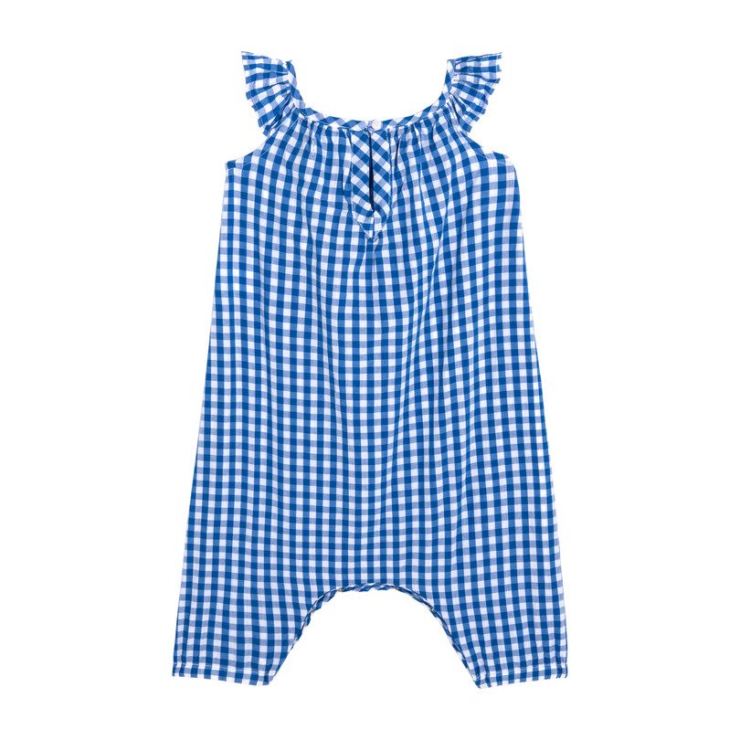 Annabelle Romper, Royal Gingham Annabelle Romper, Royal Gingham