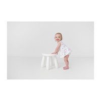 Riley Ballerina Romper, Pink Surf