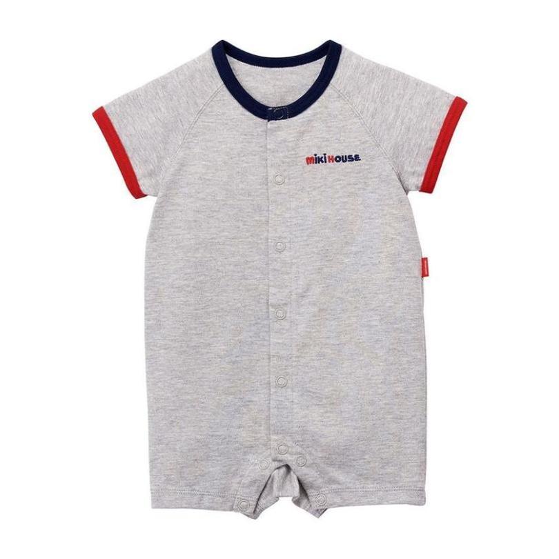 Miki House Gray Baby Bodysuit Miki House Gray Baby Bodysuit