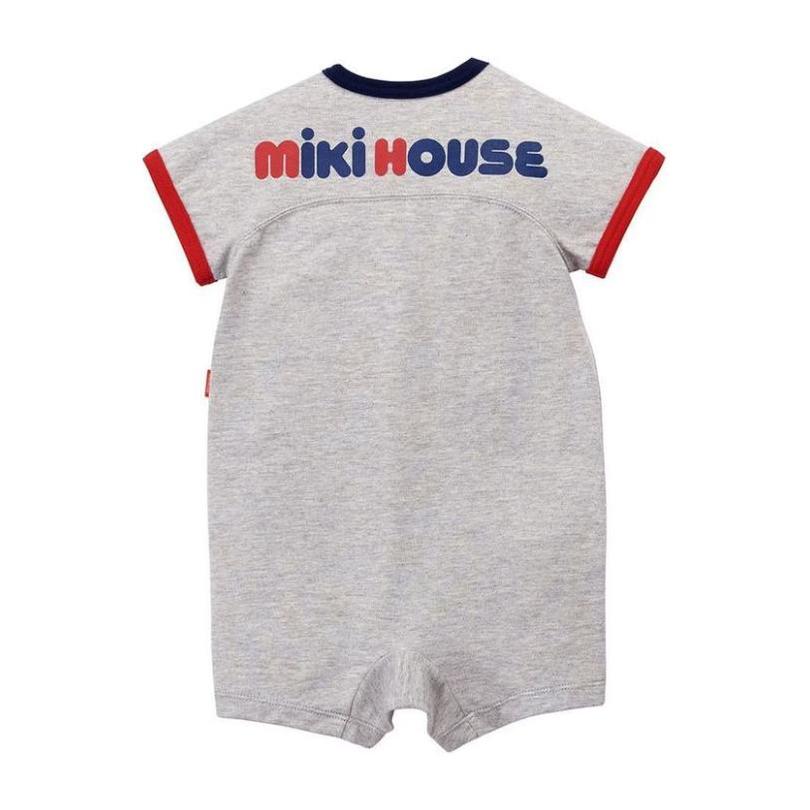Miki House Gray Baby Bodysuit Miki House Gray Baby Bodysuit