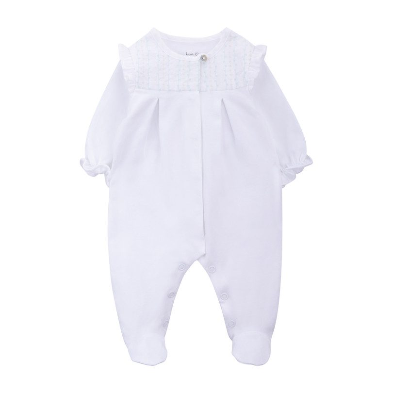 Ivy Babygrow, White Ivy Babygrow, White