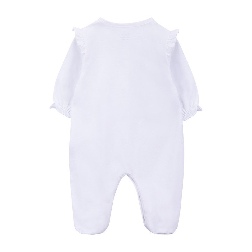Ivy Babygrow, White Ivy Babygrow, White