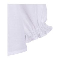 Pierrot Collar Blouse, White