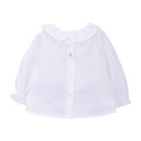 Pierrot Collar Blouse, White