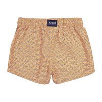 Batik Squares Swim Shorts, Orange