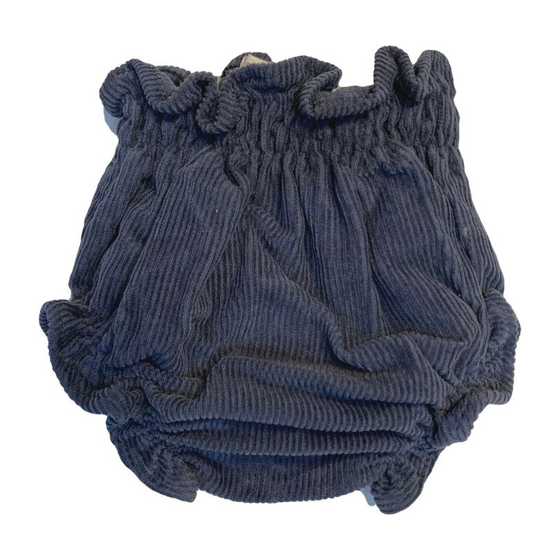 Bruno Corduroy Baby Bloomer, Charcoal Bruno Corduroy Baby Bloomer, Charcoal