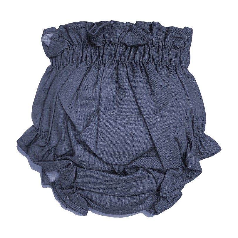 Bruno Poplin Baby Bloomer, Charcoal Dots Bruno Poplin Baby Bloomer, Charcoal Dots