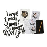 Milestone Numbers & Memory Book, Black