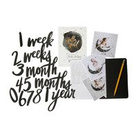 Milestone Numbers & Memory Book, Black