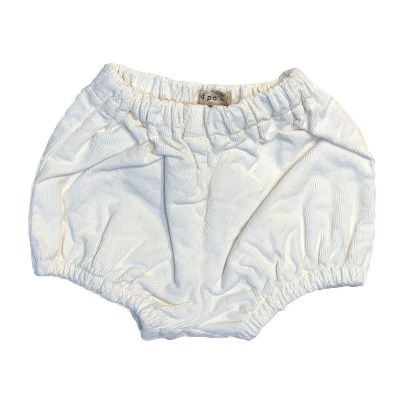 Tristan Corduroy Bloomer, White Tristan Corduroy Bloomer, White