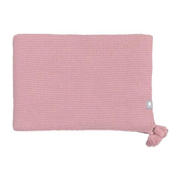 Knitted Blanket, Pink Knitted Blanket, Pink