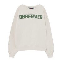 Bear Sweatshirt, White Observer