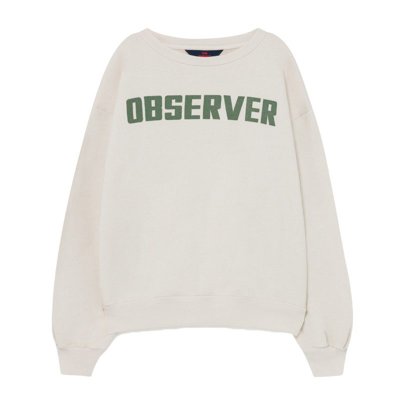 Bear Sweatshirt, White Observer Bear Sweatshirt, White Observer