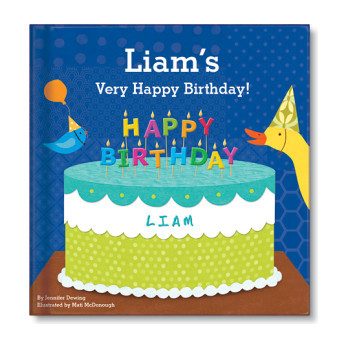 My Very Happy Birthday Personalized Board Book, Blue My Very Happy Birthday Personalized Board Book, Blue