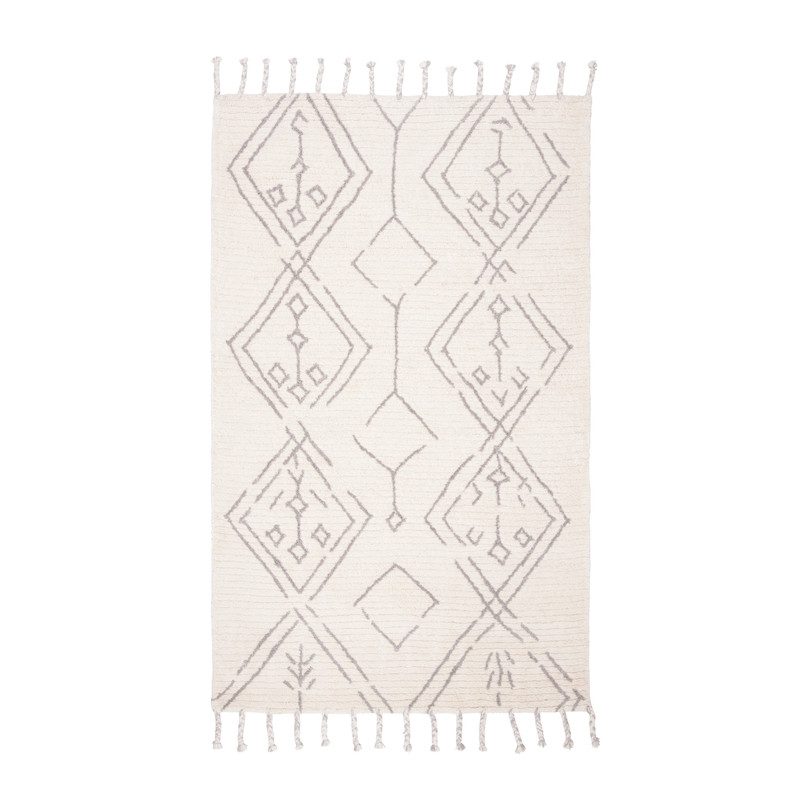 Casablanca Cleo Rug, Ivory/Silver Casablanca Cleo Rug, Ivory/Silver