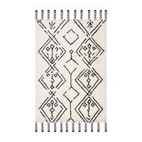 Casablanca Cleo Rug, Ivory/Black