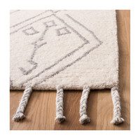 Casablanca Cleo Rug, Ivory/Silver