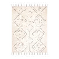 Casablanca Cleo Rug, Ivory/Silver