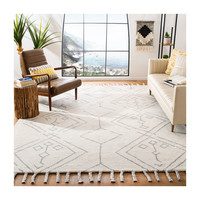 Casablanca Cleo Rug, Ivory/Silver