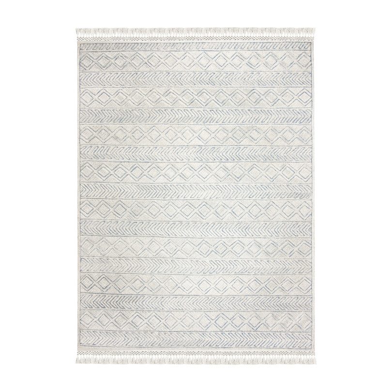 Casablanca Winter Rug, Ivory/Blue Casablanca Winter Rug, Ivory/Blue