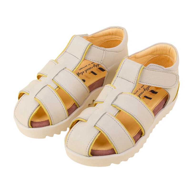 ladies white velcro sandals