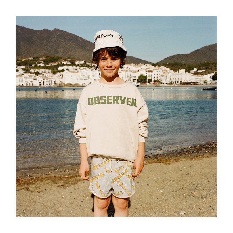 Bear Sweatshirt, White Observer Bear Sweatshirt, White Observer