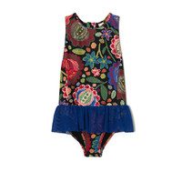 *Exclusive* Tuto Matyo Floral One Piece, Maisonette Blue