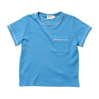 Piped T-Shirt, Blue