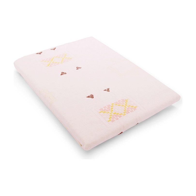 Cotton Percale Crib Sheet Cactus Silk Blush Sheets Maisonette