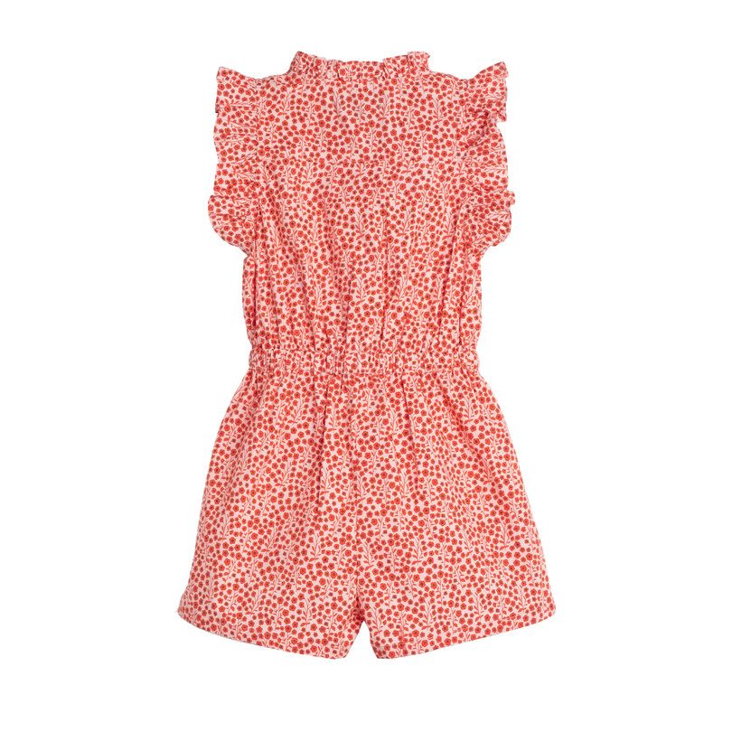 Maeve Romper, Pink Ditsy Floral - Rompers - Maisonette