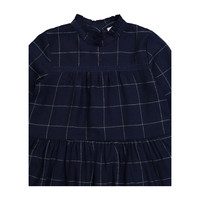 Elisabeth Dress, Lurex Bleu Nuit