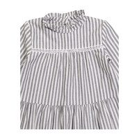 Elisabeth Dress, Grey Stripes