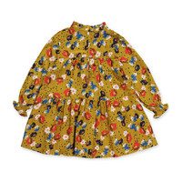 Elisabeth Dress, Ocher Flowers