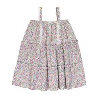 Eugenie Dress, Fuschia Flowers