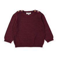 Felix Sweater, Burgundy Red