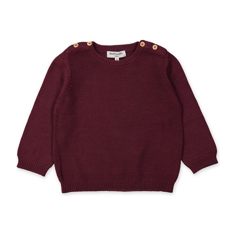Felix Sweater, Burgundy Red Felix Sweater, Burgundy Red