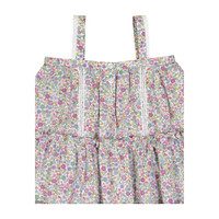 Eugenie Dress, Fuschia Flowers