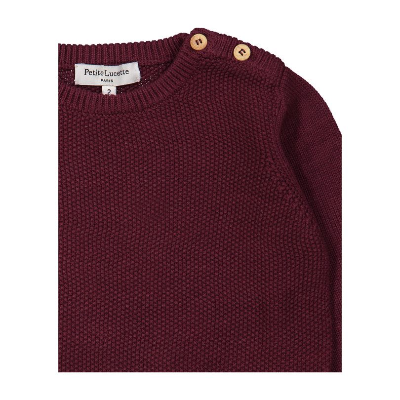 Felix Sweater, Burgundy Red Felix Sweater, Burgundy Red