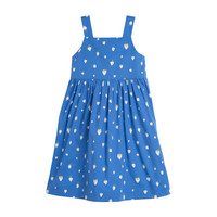 Olympia Button Front Dress, Blue Strawberries