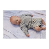 Terry Fleece Pullover, Heather Grey