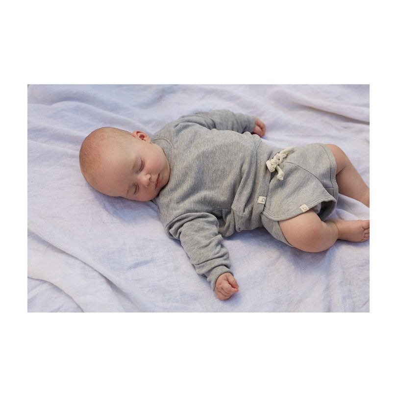 Terry Fleece Pullover, Heather Grey Terry Fleece Pullover, Heather Grey