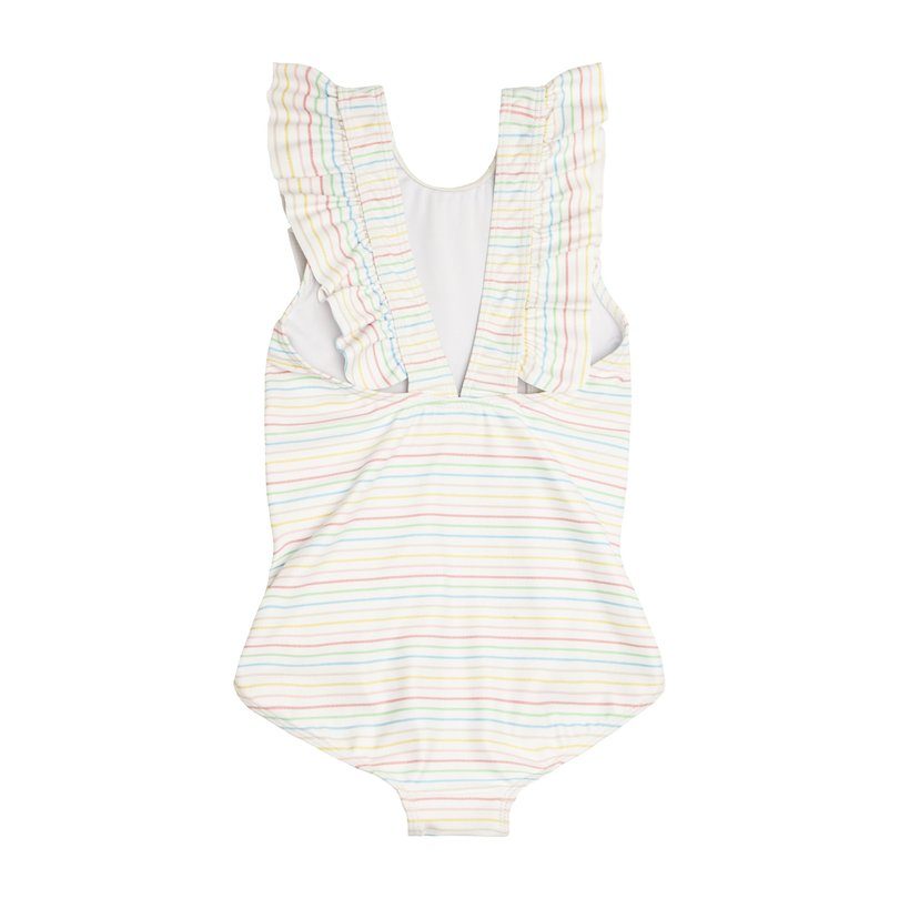 Antique Rainbow Ruffle One Piece Antique Rainbow Ruffle One Piece
