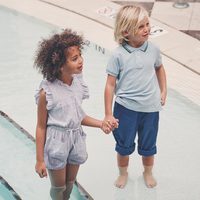 Maeve Romper, Multi Check