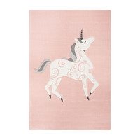 Olivia Unicorn Kids' Rug, Pink