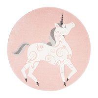 Olivia Unicorn Kids' Rug, Pink