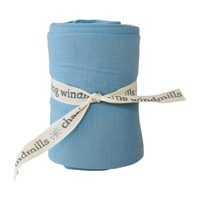 Merino Wool Swaddle Blanket, Blue