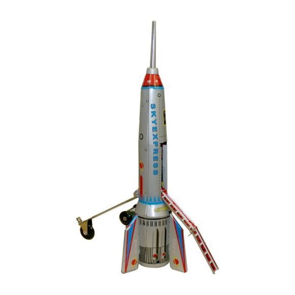 tin rocket toy