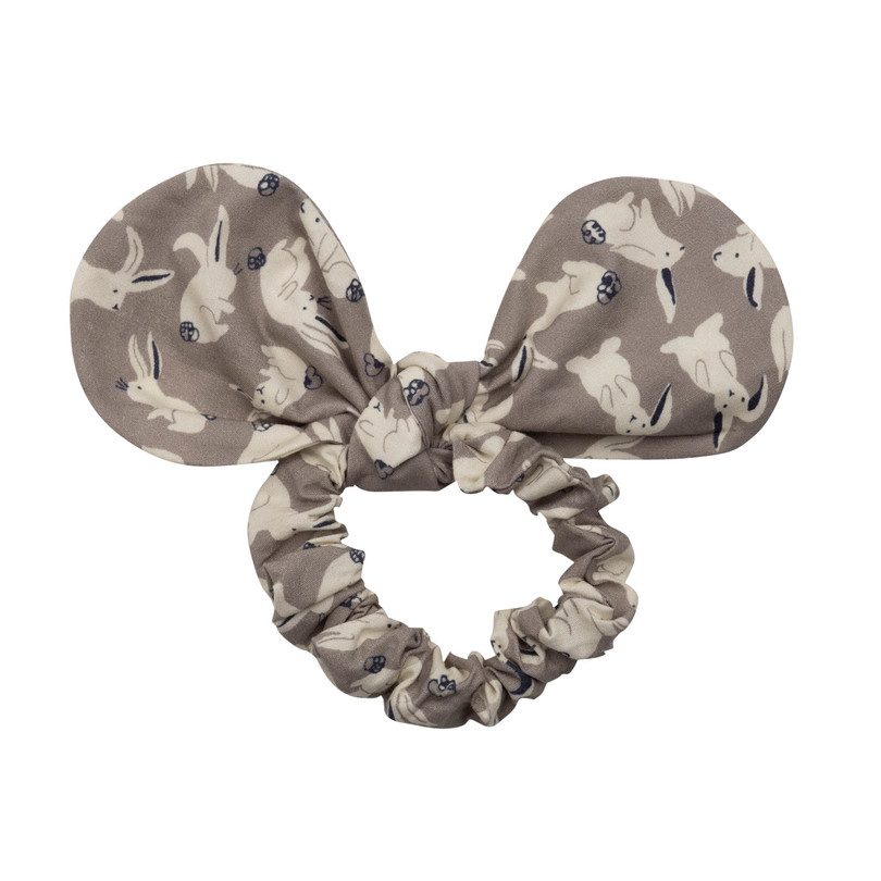 Lola Hair Tie, Grey Scattered Bunnies Lola Hair Tie, Grey Scattered Bunnies