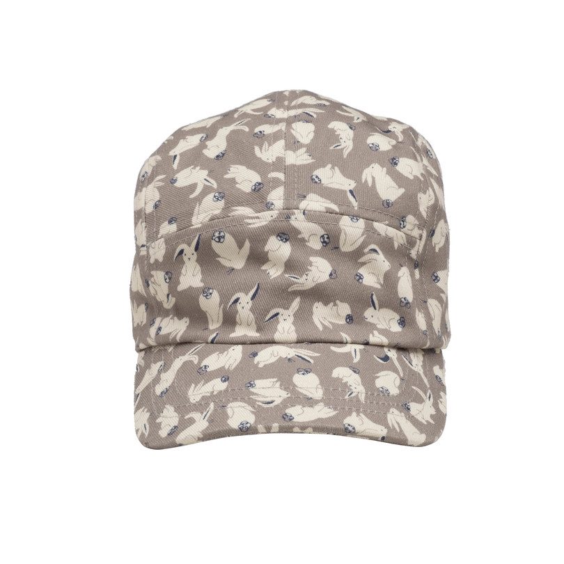 Cameron Twill Cap, Grey Scattered Bunnies Cameron Twill Cap, Grey Scattered Bunnies