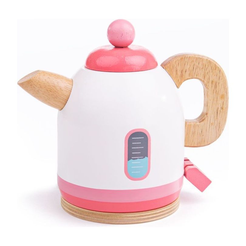 Wooden Kettle, Pink Play Food & Accessories